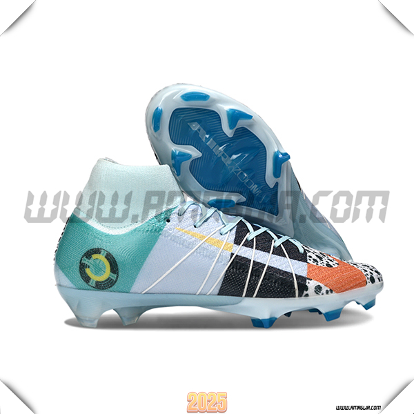 Nike Scarpe Da Calcio Air Zoom Mercurial Superfly IIX Elite FG Blu/Verde/Nero