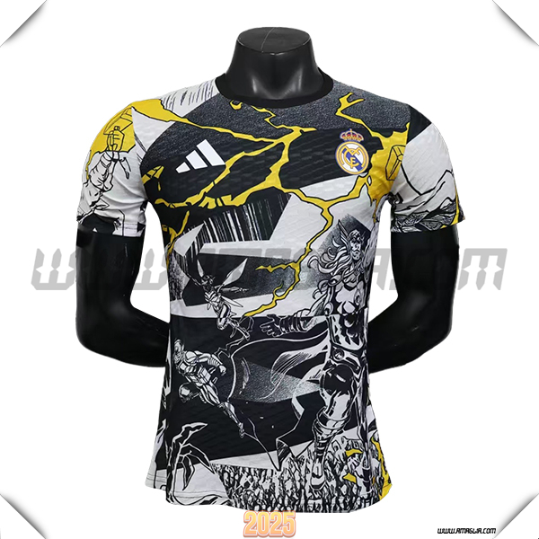 Maglia da Real Madrid Edizione Speciale Nero/Bianco 2025/2026