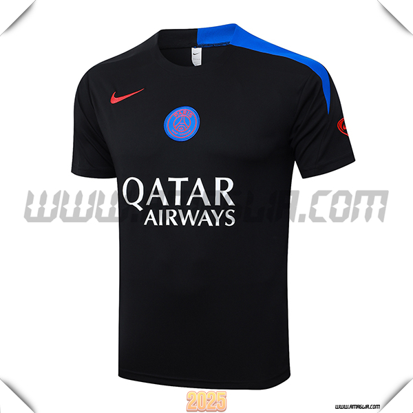 Training T-Shirt PSG Nero/Blu 2025/26