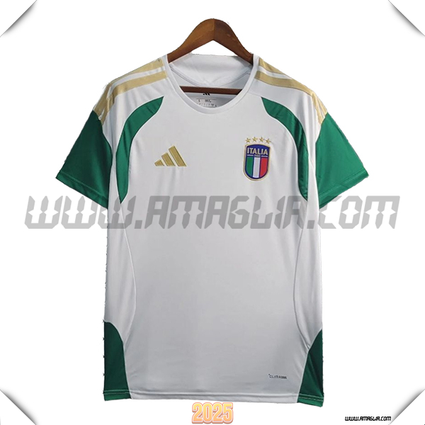 Training T-Shirt Italia Bianco/Verde/Giallo 2025/26