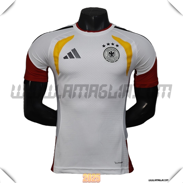 Training T-Shirt Germania Bianco/Rosso/Giallo 2025/26