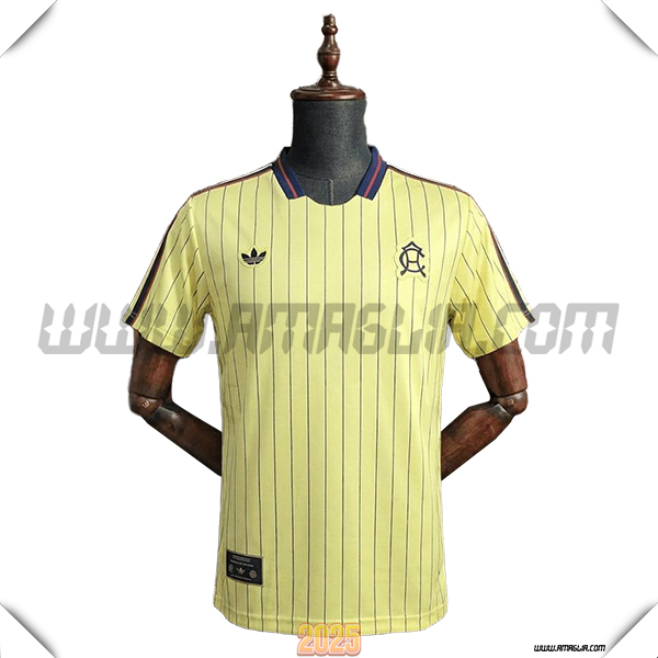 Training T-Shirt Club America Giallo/Nero 2025/26