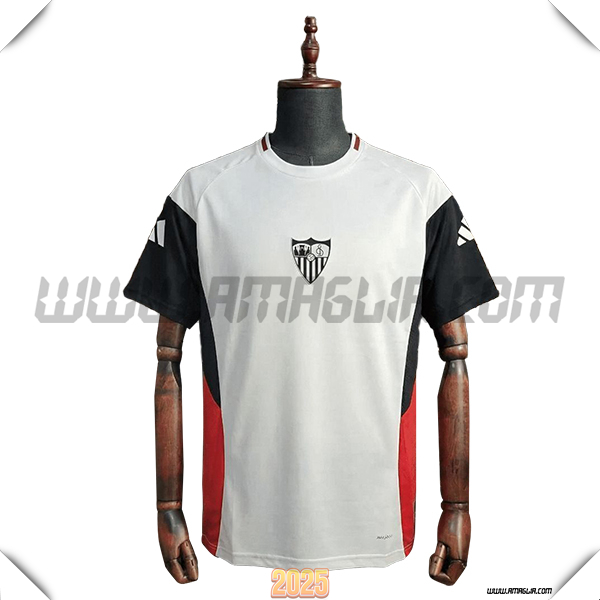 Training T-Shirt Sevilla FC Bianco/Rosso/Nero 2025/26