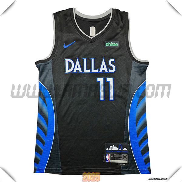 Maglia Dallas Mavericks (IRVING #11) 2025/26 Nero/Blu
