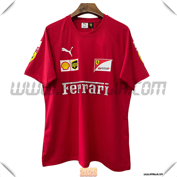 Maglietta Scuderia Ferrari Team Rosso 2025 -02