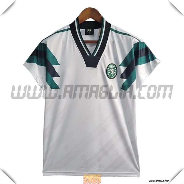 Maglia da Sporting CP Retro Bianco 1990