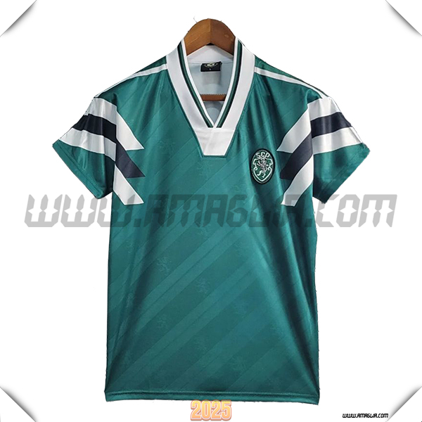 Maglia da Sporting CP Retro Verde 1990