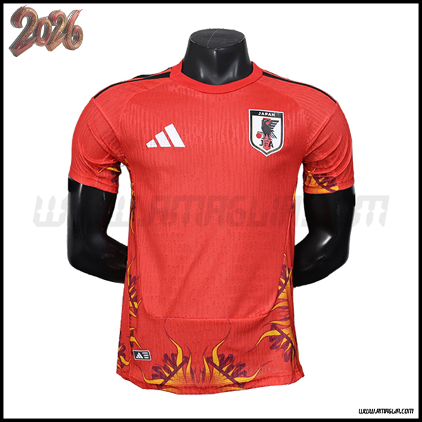 Maglia Squadra Portiere Giappone Rosso 2026/2027
