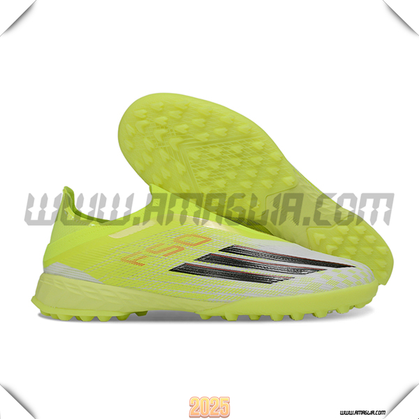 Adidas Scarpe Da Calcio F50 Pro Laceless TF Giallo/Nero