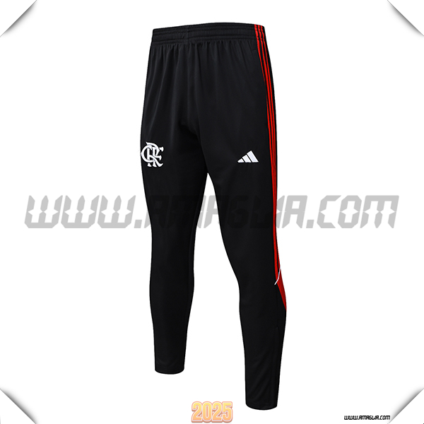 Pantaloni Da Allenamento Flamengo Nero/Rosso 2025/26