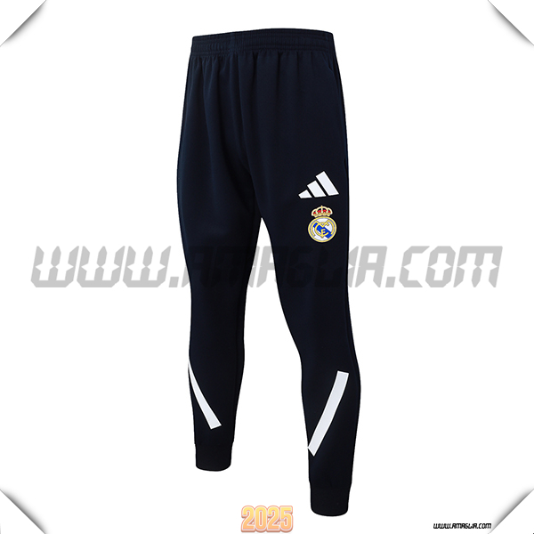 Pantaloni Da Allenamento Real Madrid Blu Reale 2025/26 -02