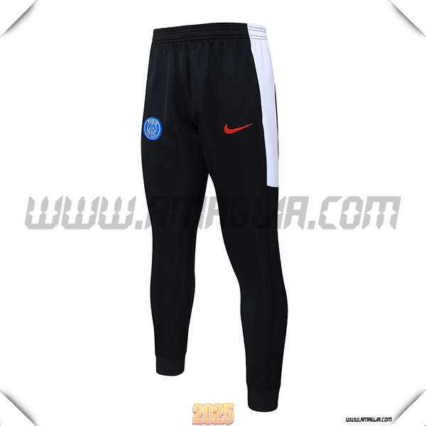 Pantaloni Da Allenamento PSG Nero/Bianco 2025/26