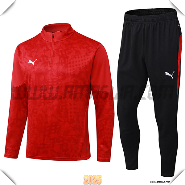 Tuta Calcio PUMA Rosso 2025/26