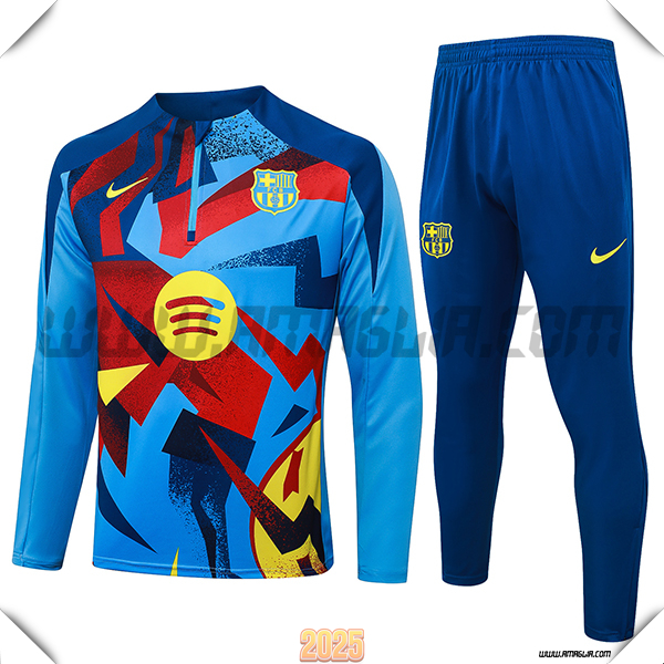 Tuta Calcio FC Barcellona Blu/Rosso/Giallo 2025/26