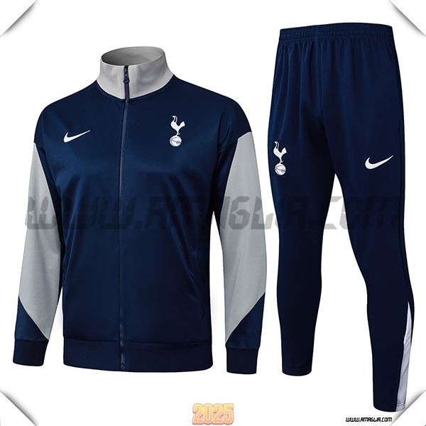 Tuta Giacca Calcio Tottenham Hotspur Blu/Grigio 2025/26