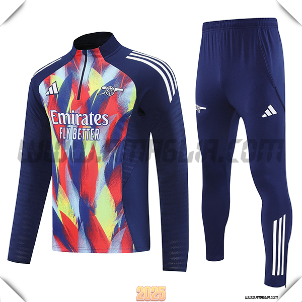 Tuta Calcio Arsenal Blu/Rosso/Giallo 2025/26