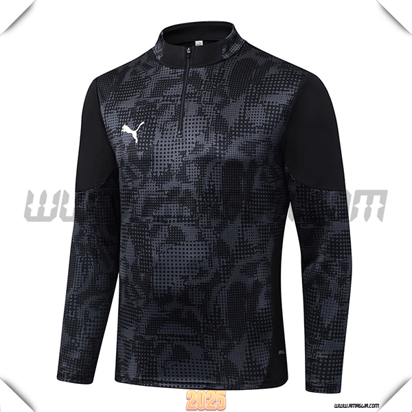 Felpa Allenamento PUMA Nero/Grigio 2025/26