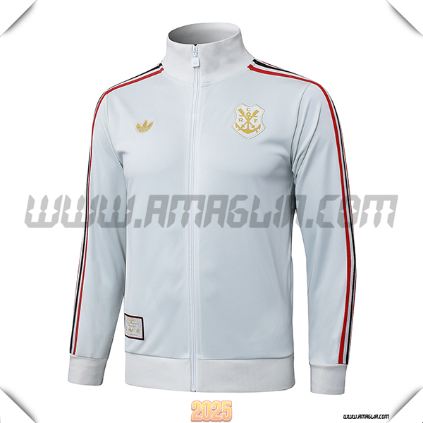 Giacca Calcio Flamenco Grigio Chiaro 2025/26