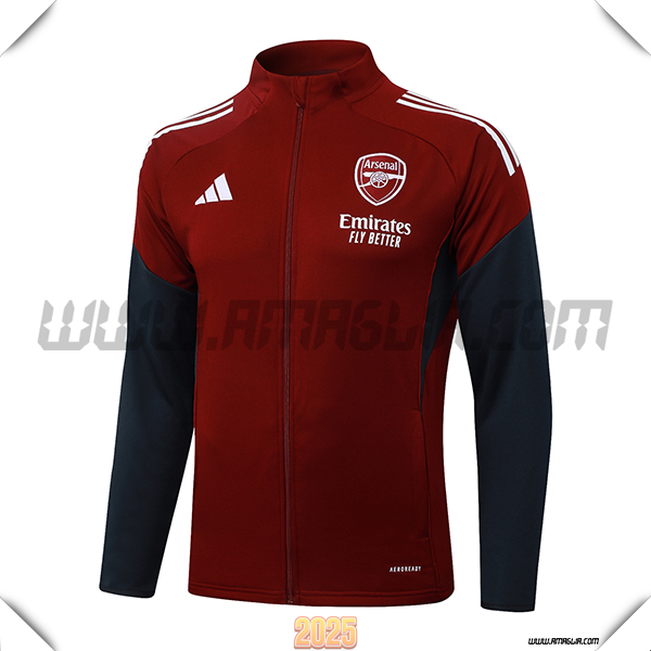 Giacca Calcio Arsenal Rosso/Grigio 2025/26