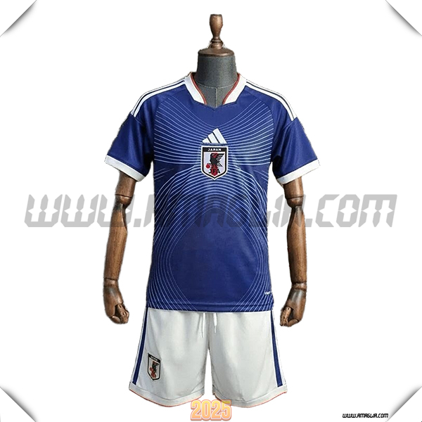 Prima Maglia Squadra Giappone Bambino Coppa del Mondo 2026