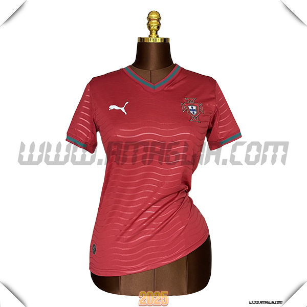 Prima Maglia Squadra Portogallo Donne Coppa del Mondo 2026