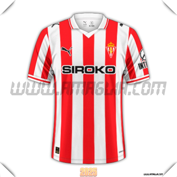 Nuovo Maglia da Sporting Gijon Prima 2025 2026