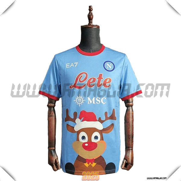 Maglia da SSC Napoli Christmas Edition Blu 2025 2026
