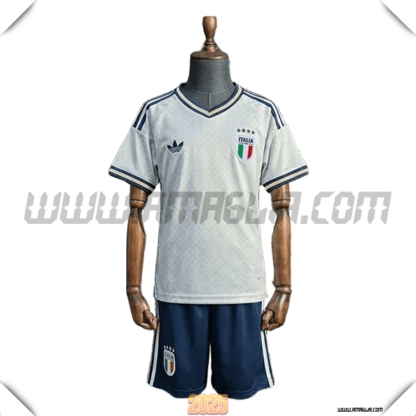 Seconda Maglia Calcio Italia Bambino 2026/2027