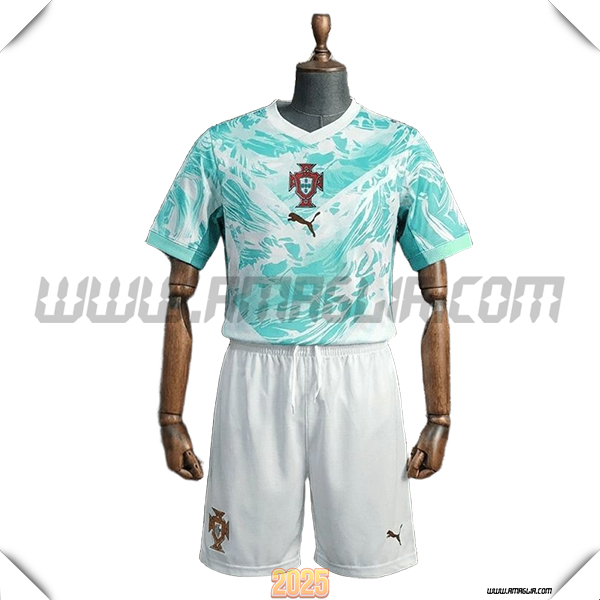 Seconda Maglia Calcio Portogallo Bambino 2026/2027