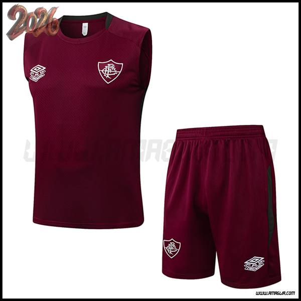 Kit Canotta Allenamento Fluminense Rosso 2025 2026