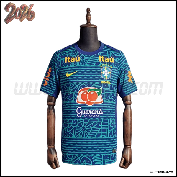 Training T-Shirt Brasile Blu 2025 2026