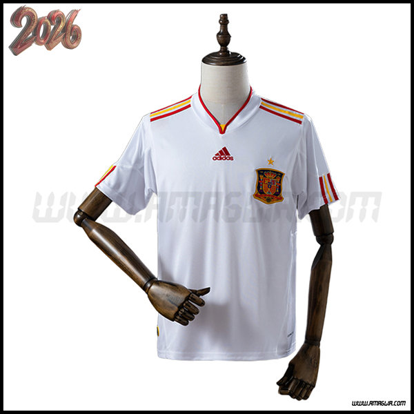 Prima Maglia da Spagna Retro 2011/2012 Bianco