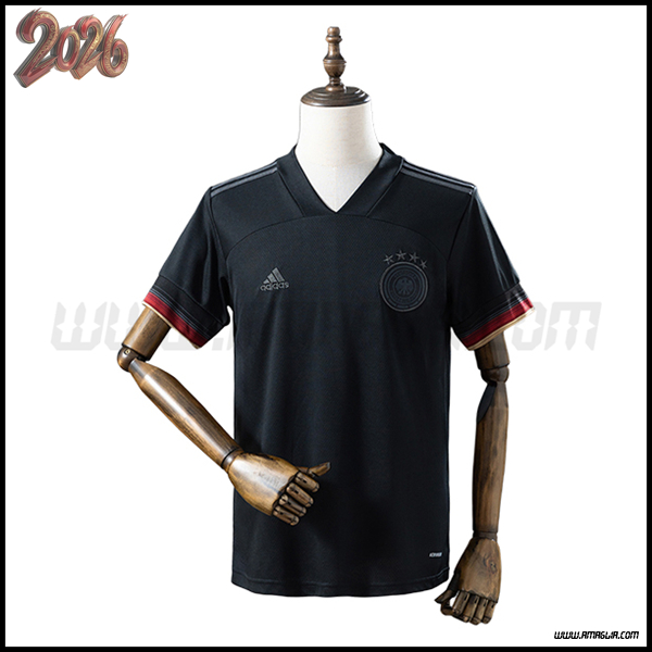 Seconda Maglia da Germania Retro 2021 Nero