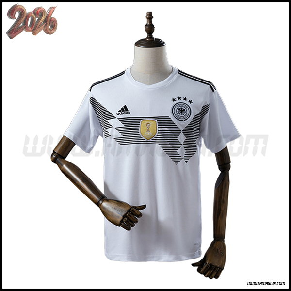 Prima Maglia da Germania Retro 2018 Bianco