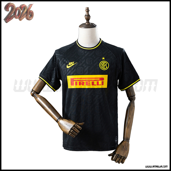 Terzo Maglia da Inter Milan Retro 2019/2020 Nero