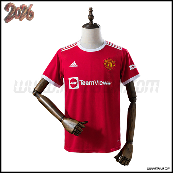 Prima Maglia da Manchester United Retro 2021/2022 Blu