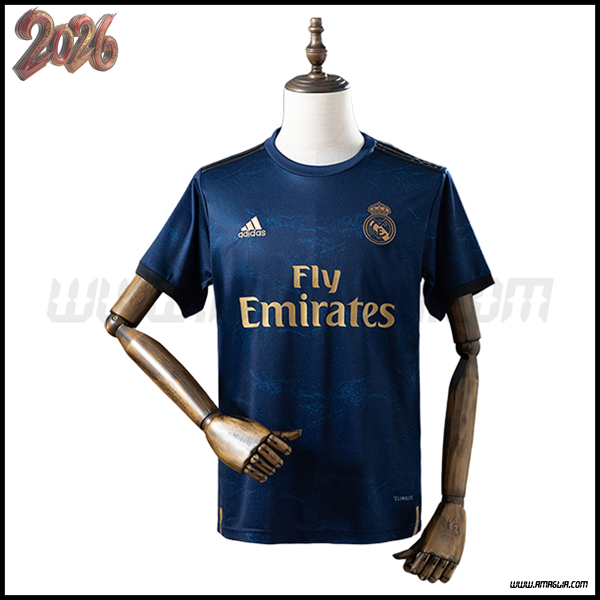 Seconda Maglia da Real Madrid Retro 2019/2020 Rosa