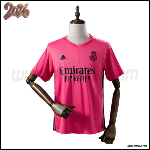 Seconda Maglia da Real Madrid Retro 2020/2021 Bianco