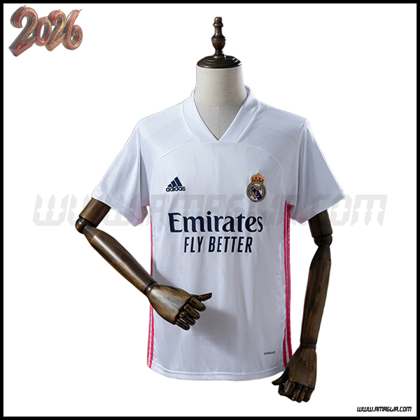 Prima Maglia da Real Madrid Retro 2020/2021 Nero