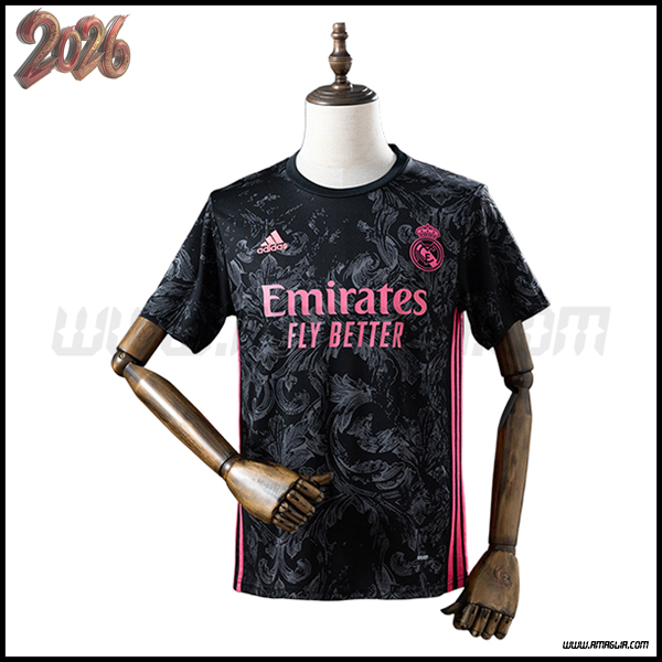 Terzo Maglia da Real Madrid Retro 2020/2021 Bianco