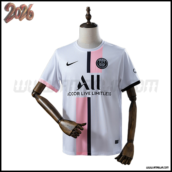 Seconda Maglia da Spagna Retro 2021 Bianco