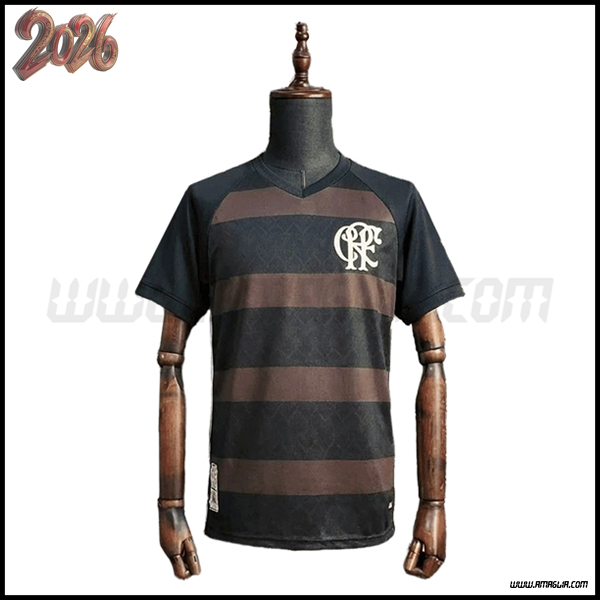 Maglia da Flamengo Retro Nero/Brune 2018