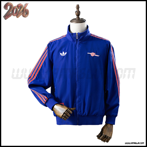 Giacca A Vento Arsenal Blu/Rosso 2025 2026