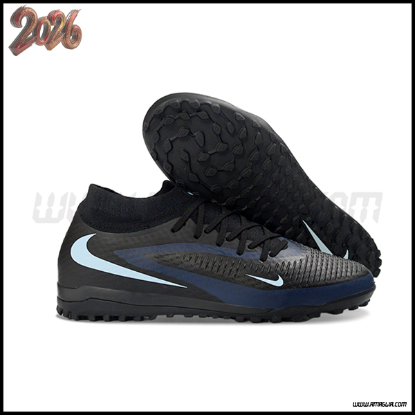 Nike Scarpe Da Calcio Phantom GX III Elite TF Nero/Blu -02