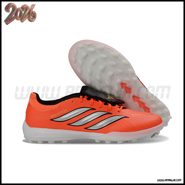 Adidas Scarpe Da Calcio PREDATOR LEAGUE FT TURF Arancia/Grigio