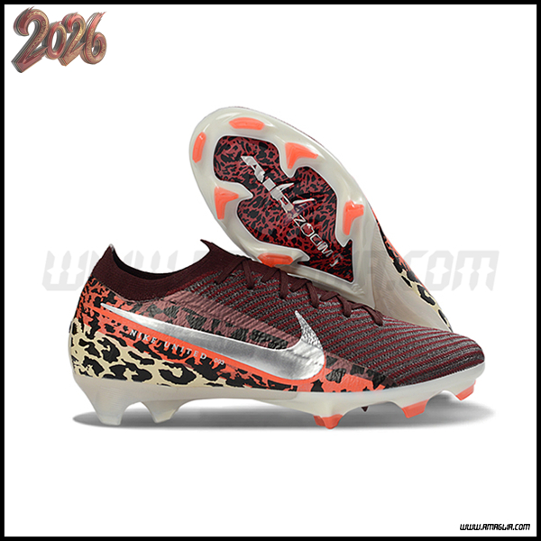 Nike Scarpe Da Calcio AIR Zoom Mercurial Vapor 16 Elite XXV FG Marrone/Arancia