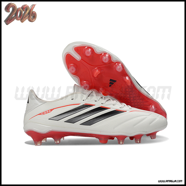 Copa Scarpe Da Calcio PURE IV ELITE FG Bianco/Nero/Rosso