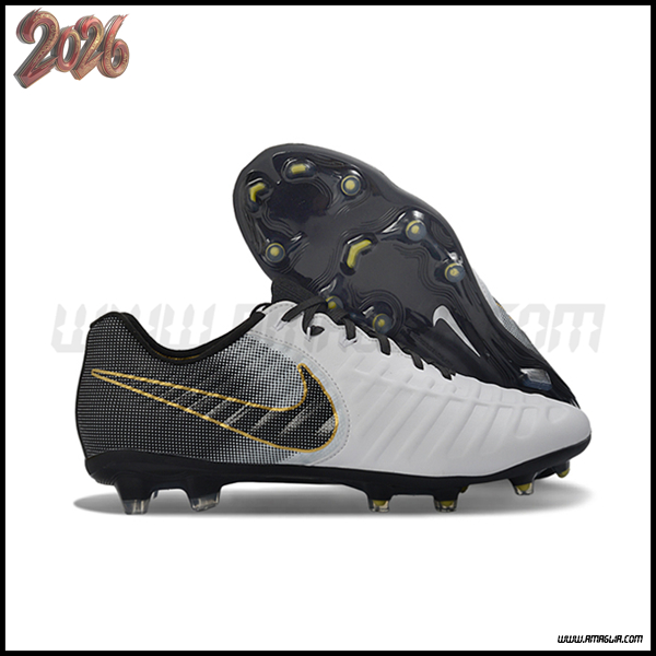 Nike Scarpe Da Calcio Tiempo Legend VII Elite LUXE FG Nero/Grigio