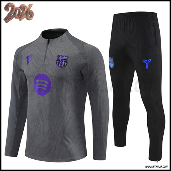 Tuta Allenamento FC Barcellona Grigio/viola 2025 2026
