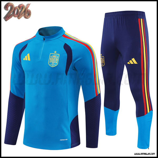 Tuta Allenamento Spagna Blu 2025 2026